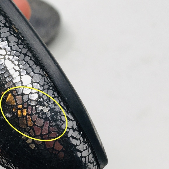 Prada ballet flats 37.5 silver leather - Picture 8 of 8